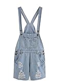 Sheinside® Women's Sky Blue Overalls Pocket Jumpsuit