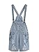 Sheinside Women's Sky Blue Overalls Pocket Jumpsuit