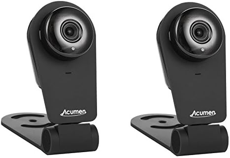 Mini Indoor Wireless Security Cameras IP Camera Security Surveillance Camera HD 720P Baby Monitor Two-Way Audio Night Vision 30 ft (Pack of 2)