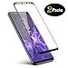 Basesailor Galaxy S9 Plus Screen Protector (2 Packs), Anti-Scratch, HD Clear, Case Friendly 3D Curved Protective Tempered Glass Compatible Samsung Galaxy S9 Plus (Not Galaxy S9) (Black)
