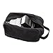 Batman Superman with Round Wings Canvas Shower Kit Travel Toiletry Bag Case in Black & White