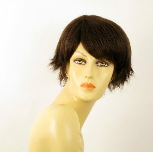 WIG UNIVERS Woman Wig 100% Natural Chocolate Brown Hair Ref Patricia 6