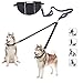 YOUTHINK Double Dog Leash, No Tangle Dog Walking Leash 2 Dogs up to 180lbs, Comfortable Adjustable Dual Padded Handles, Bonus Pet Waste Bag for Best Gifts (Double Dog Leash)