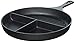 Jim Beam JB0187 Cast Iron 3 Compartment Round Pan, 10