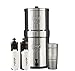 Bundle Includes: Big Berkey Water Filter System with 2 Black Purifier Filters (2 Gallons) Bundled with 1 Set of Fluoride (PF2) Filters and 1 BX Double Walled 20 oz Stainless Steel Tumbler Cup