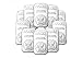 1 oz pure 0.999 Apmex silver bar lot of 10 sealed bars