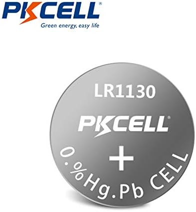 PKCELL 1.5V AG10 LR1130/189 /LR54 Alkaline Button Cell Battery Batteries (8PCS) - Image 3