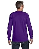 Jerzees Adult Heavyweight Blend Long-Sleeve T-Shirt, Deep Purple, Large