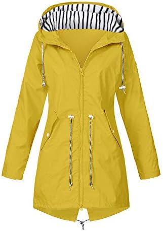 Shirt Luv Women's Solid Rain Jacket 