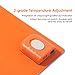 Waterproof Pet Heating Pads, Electric Leather Heating Pad for Dogs Cats Indoor Warming Mat Wipeable Surface - US Plug