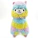 Livoty Cuddly Llama Rainbow Alpaca Doll Soft Baby Stuffed Animal Toy Puppet Doll Birthday Xmas Christmas Wedding Anniversary Presents Gifts (Colorful -13cm)