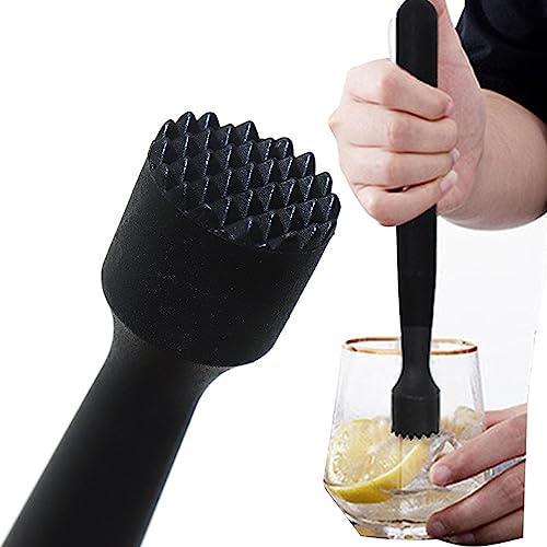 Pilon à Glace,Pilon à Cocktail,Pilon à Cocktail Plastique,Cocktails Muddler,Pilon Cocktail De Bar,pour Concasser des Glaçons Mojito Cuisine Bar Restaurant