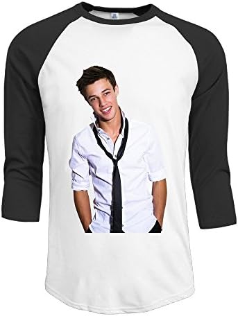 CALZ Men's Connor Franta Three-Quarter Sleeve Short Sleeve T Shirt M Black