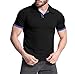 MODCHOK Men's Short Sleeve Poloshirt Cotton Casual T-Shirts Top Slim Fit Tee Tops
