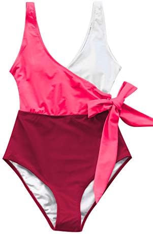 cupshe orange and white bowknot