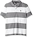 U.S. Polo Assn. Men's Slim Fit Stripe Short Sleeve Pique Polo Shirt