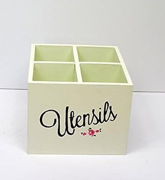 Shabby Chic Aufbewahrung für Küchenutensilien: Amazon.de: Küche & Haushalt