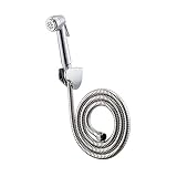 JOMOO Handheld Bidet Sprayer for Toilet Cloth Diaper Sprayer Bathroom Bidet Attachments Portable Shower Sprayer Travel Shattaf Bidet Spray Bottom Cleaner Spray with Stainless Steel Hose and Holder