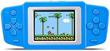 CZT 2.5 inch LCD Screen Handheld Portable Vedio Game Console Beautiful Appearance Build in 268 Retro Games Powered by (3 X AAA) or Li-Polymer Battery Best Gift for Children (Blue)
