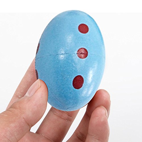 image for Kangkang@ 6 PCS 10 x 6cm Colorful Baby Kids Wooden Musical Percussion 