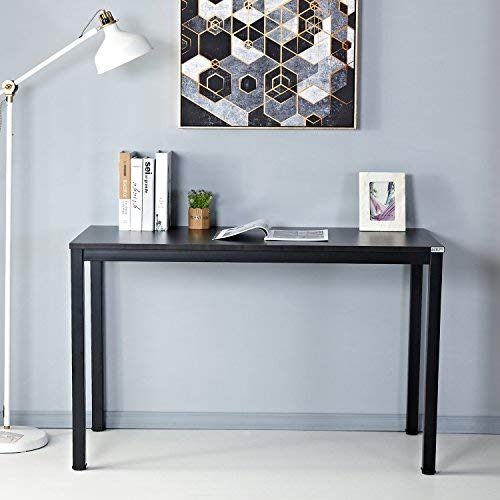 Best simple black writing desk 47