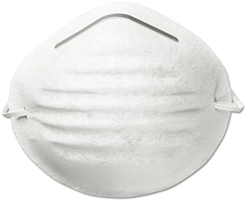 14110094CC Nuisance Disposable Dust Mask, Nose/Mouth, One Size, White (Pack of 50)