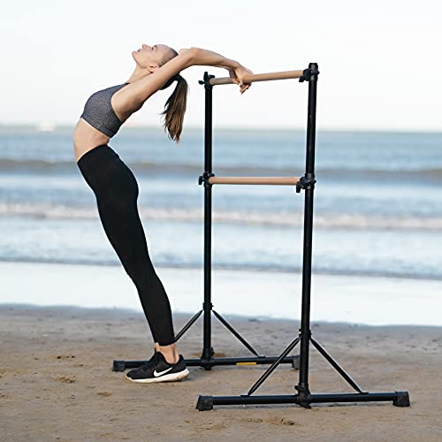 ZELUS Portable Ballet Barre Bar for Home Kids Ballet Bar 5ft Adjustable