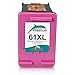 FreeSUB 1 Balck+1 Tri-Color High Yield Remanufactured Ink Cartridge Replacement for HP 61XL with Ink Level Display for HP Deskjet 1000 1512 2540 3050 3510 Envy 4500 5530 5534 Officejet 4630 2620 4632