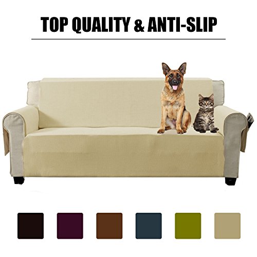 Aidear AntiSlip Sofa Slipcovers Jacquard Fabric Pet Dog Couch Covers