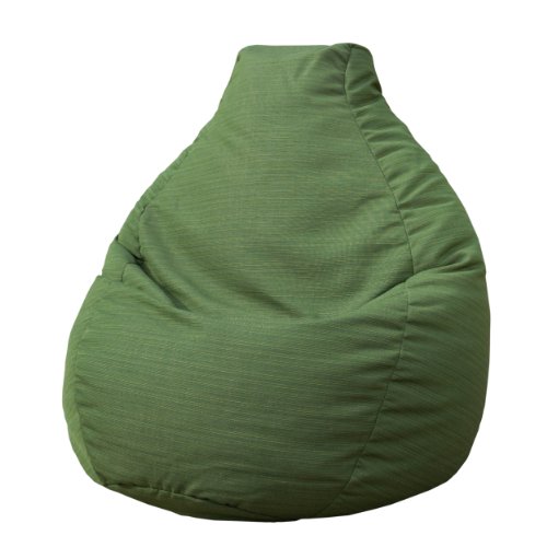 Gold Medal Bean Bags Sunbrella Outdoor/Indoor Weather Resistant Bean Bag, Dupion Palm