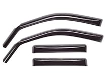 WeatherTech Custom Fit Front & Rear Side Window Deflectors for Ford F250 Super Duty Crew, Dark Smoke