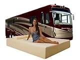 DynastyMattress Deluxe 10-Inch Memory Foam Short Mattress for RV, Camper-QUEEN Size:(H)10