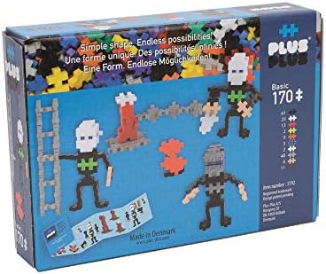 Plus-Plus 9603792 Ingenious Construction Toy, Basic, Firefighters, Building Blocks Set, 170 Pieces, Red, Blue, Yellow, Green - Image 3