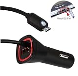 Rapid Dual Micro USB Car Charger For Samsung Galaxy S5 Galaxy S6 & S6 Edge (Micro USB - Powerful 2100mAh Output)