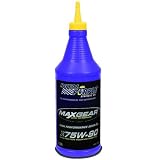 Royal Purple 01300 Max-Gear Synthetic Gear Lube Oil 75W90 Pack of 6 Quarts