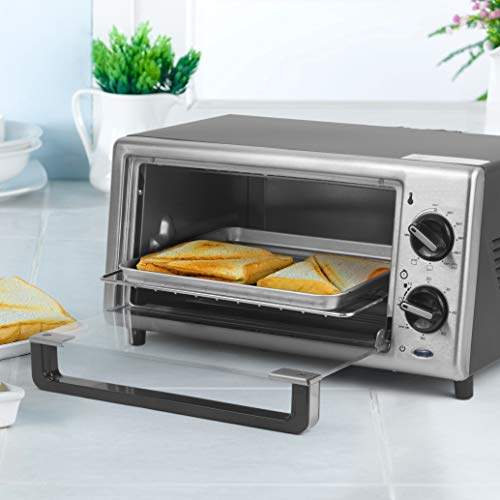 Commercial Chef CHTO2010S Toaster Oven, 0.4 Cubic Feet, Stainless Steel Pricepulse