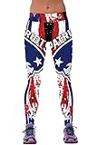 COCOLEGGINGS Womens Stretchy Fold Over Waistband - Slimming Workout Leggings