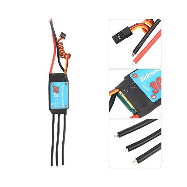 GXX Ausgangsfernbedienungsfahrzeug Zweiwege-Bürstenloser ESC RC Elektronischer Geschwindigkeitsregler Für RC-Auto Schiff… – Bild 6