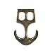 Paracord Planet Two Hole Clasps – Anchor, Bronze (2 Pack)