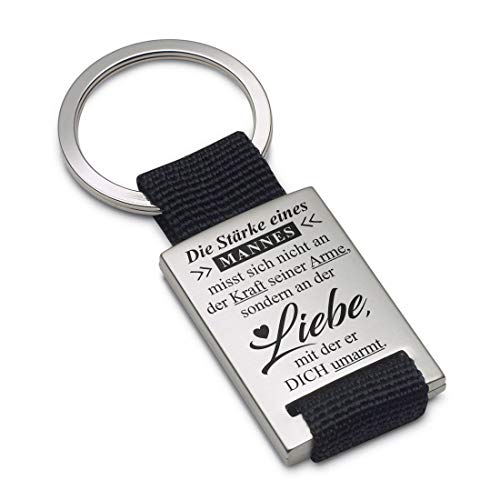 Lieblingsmensch Porte-clé modèle : la force d'un homme ... - Textile