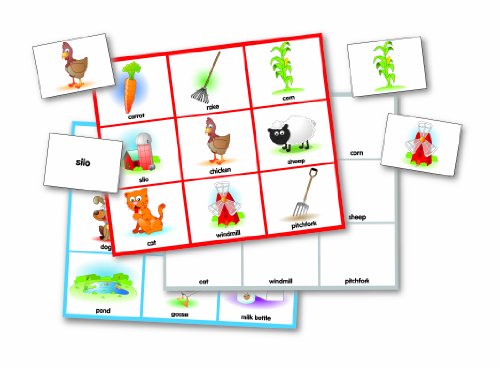 The Learning Journey Match It! Bingo, Farm