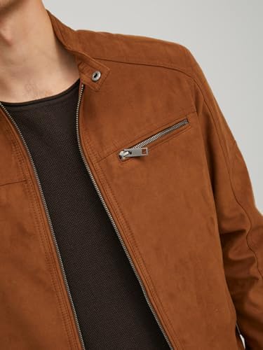 Faux Suede Jacket Faux Suede Jacket Cognac m Cognac M