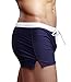 Zengvee Men’s Swim Trunks Brief Swimwear Swim Shorts With Zipper Pockets