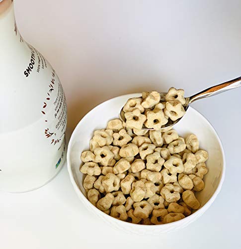 Awsum Snacks Organic Quinoa Star Puffs Cereal 6oz bag (6 bags) Gluten Free Puffed Quinoa Seeds Whole Foods Healthy Vegan Snacks Diabetic High Protein And Fiber Crunchy Chips No Sugar Snack