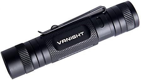 VANIGHT Tactical Pocket LED Flashlight CREE XPE-R3 EDC Torch Light Powered By 1* AA Battery (Without 1* AA Battery)