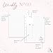 2020 and remainder 2019 Dated Weekly Planner Inserts | Refill Pages for A5 Size Ring Bound Planner Systems | 5.83x8.27 inch pages | Size 5