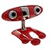 TRUSTIN Minoru 3D Webcam (Red/Chrome) - 3D Video & Photo, 720p HD, 3072x1728 Pixels, USB 2.0, 4x Digital Zoom, 6.14MP, 30FPS, 2