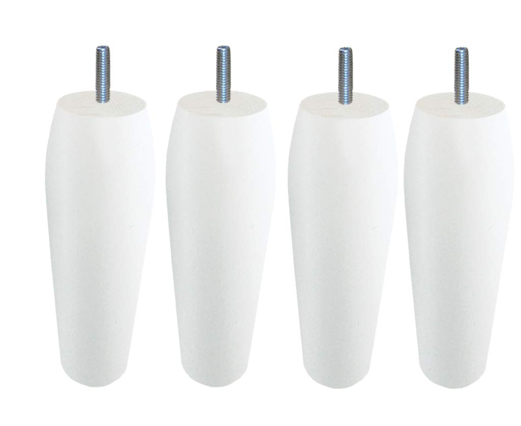 MARGOT A Artist Pack of 4 Spring, Olive Wood, White, 5.5 x 5.5 x 18 cm