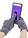 Tatuo 4 Pcs Winter Hat and Gloves Set for Men and Women and Kids Ski Warm Fleece Knit Beanie Hat Warmer Scarf Earmuff(Grey)