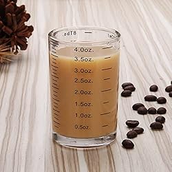 NCnnwovf Measuring Cup 4 Ounce/120ML Shot Glass